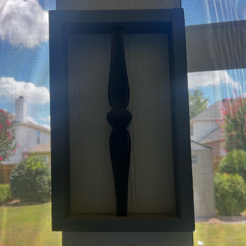 Framed outdoor decor set of 3